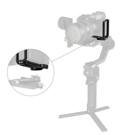 SmallRig 6706 - montażowa płytka L-kształtna do Sony a7R VI (Arca-Swiss) - przykład użycia